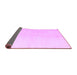 Sideview of Solid Purple Modern Rug, abs5234pur