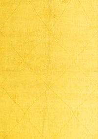 Solid Yellow Modern Rug, abs5234yw