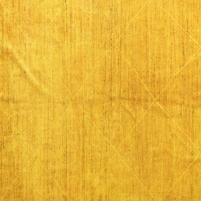 Square Machine Washable Abstract Yellow Modern Rug, wshabs5235yw
