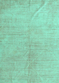 Abstract Turquoise Modern Rug, abs5235turq