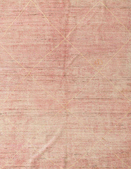 Machine Washable Abstract Pastel Orange Rug, wshabs5235