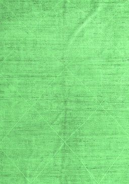 Abstract Emerald Green Modern Rug, abs5235emgrn