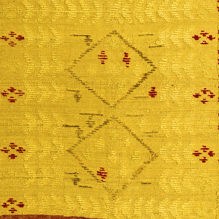 Solid Yellow Modern Rug, abs5236yw
