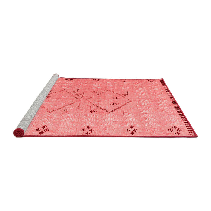 Modern Red Washable Rugs