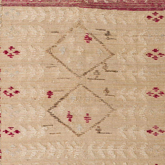 Machine Washable Abstract Yellow Rug, wshabs5236