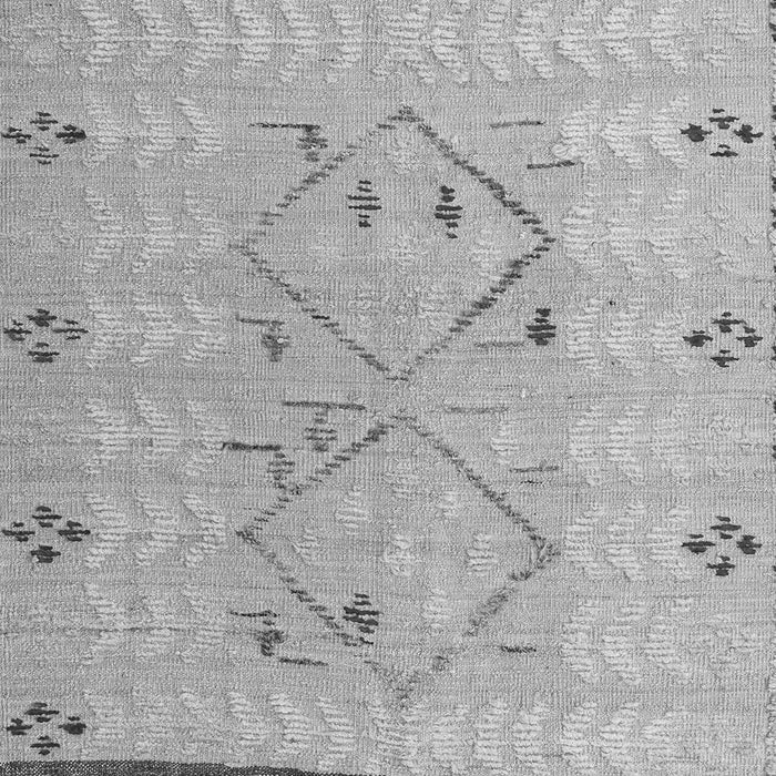 Machine Washable Solid Gray Modern Rug, wshabs5236gry