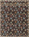 Machine Washable Abstract Bakers Brown Rug, wshabs5237