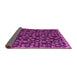 Sideview of Abstract Pink Modern Rug, abs5237pnk