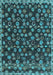 Abstract Light Blue Modern Rug, abs5237lblu