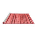 Modern Red Washable Rugs