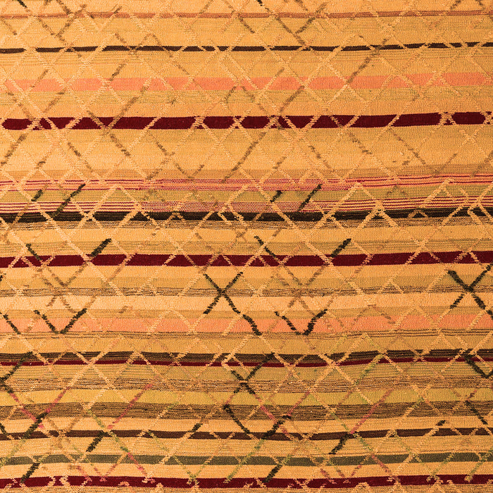 Machine Washable Abstract Orange Modern Area Rugs, wshabs5238org