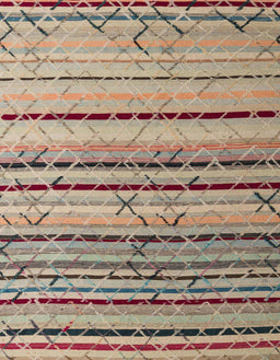 Abstract Light French Beige Brown Modern Rug, abs5238