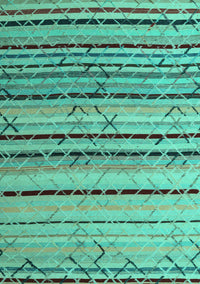 Abstract Turquoise Modern Rug, abs5238turq