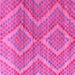 Square Abstract Pink Modern Rug, abs5239pnk