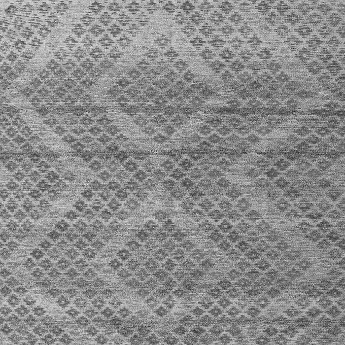 Square Machine Washable Abstract Gray Modern Rug, wshabs5239gry