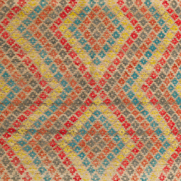 Abstract Red Modern Rug, abs5239