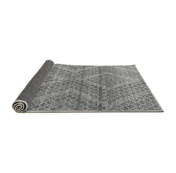 Sideview of Abstract Gray Modern Rug, abs5239gry