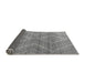 Sideview of Abstract Gray Modern Rug, abs5239gry