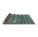 Sideview of Abstract Light Blue Modern Rug, abs523lblu