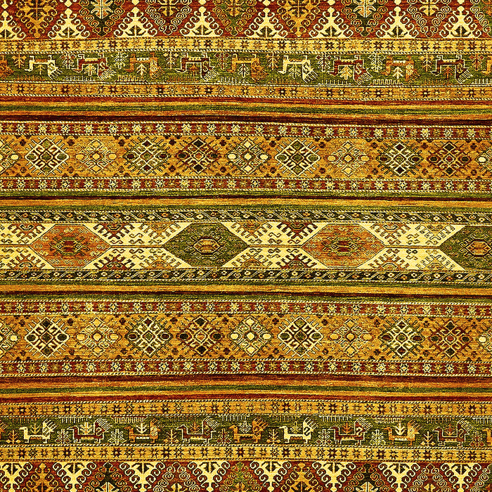 Abstract Yellow Modern Rug, abs523yw