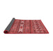 Abstract Red Modern Area Rugs