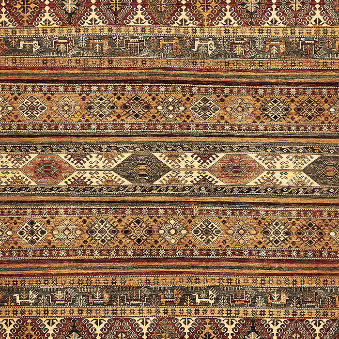 Abstract Brown Modern Rug, abs523brn