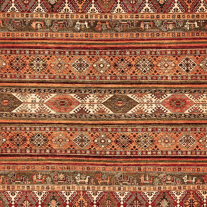 Abstract Orange Modern Rug, abs523org