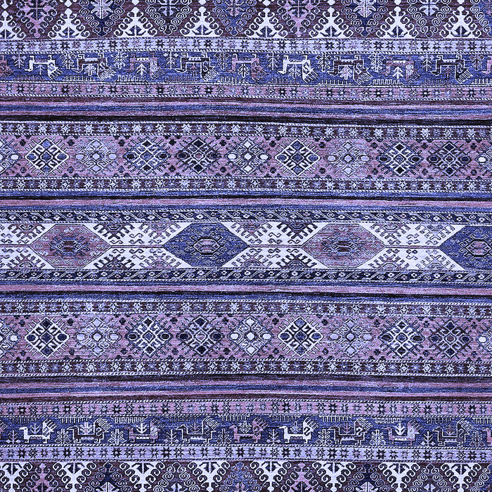 Abstract Blue Modern Rug, abs523blu