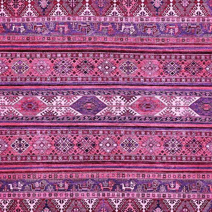 Machine Washable Abstract Pink Modern Rug, wshabs523pnk