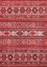 Abstract Red Modern Rug, abs523red