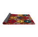 Sideview of Abstract Brown Modern Rug, abs5240