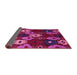 Sideview of Abstract Pink Modern Rug, abs5240pnk