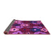 Sideview of Abstract Purple Modern Rug, abs5240pur