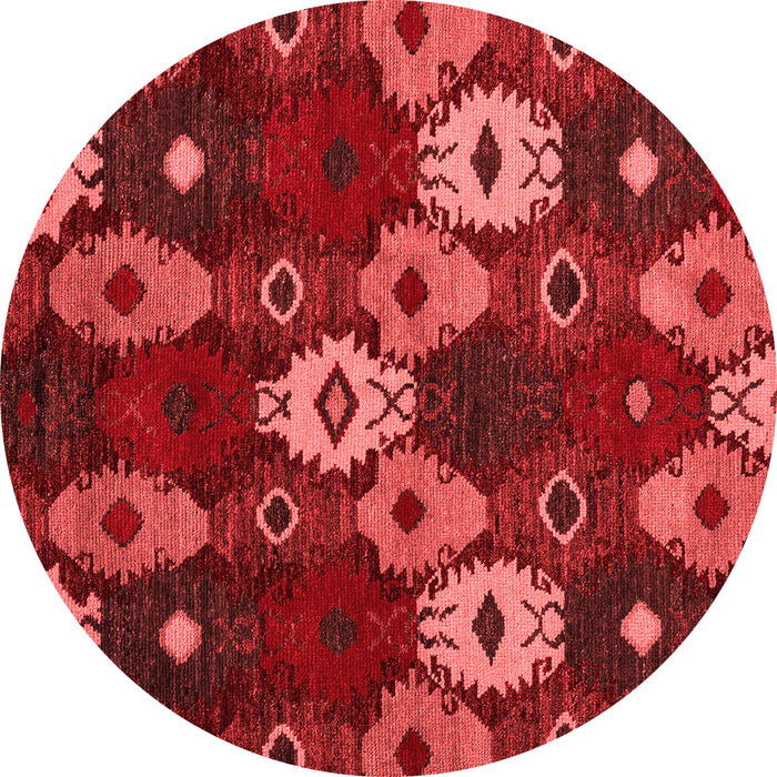 Machine Washable Abstract Red Modern Rug, wshabs5240red