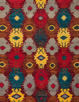 Abstract Brown Modern Rug, abs5240