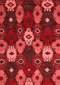 Abstract Red Modern Rug, abs5240red