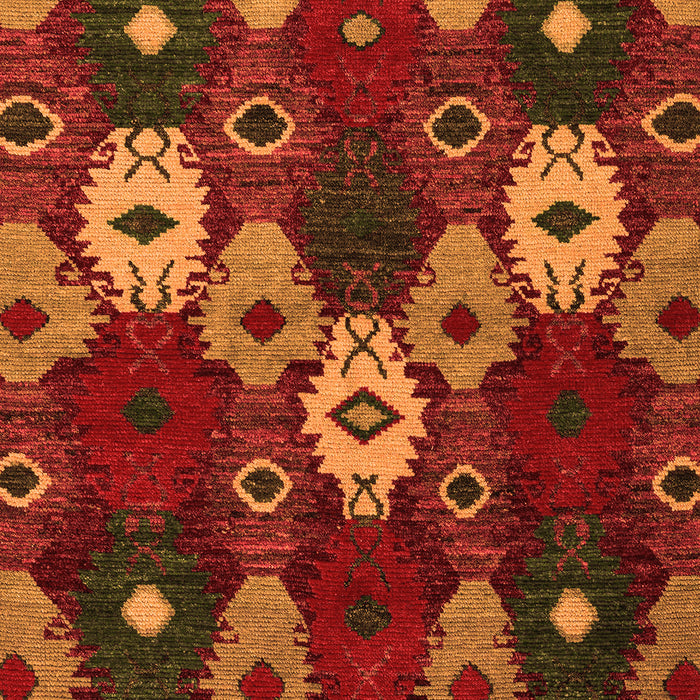 Machine Washable Abstract Orange Modern Area Rugs, wshabs5240org