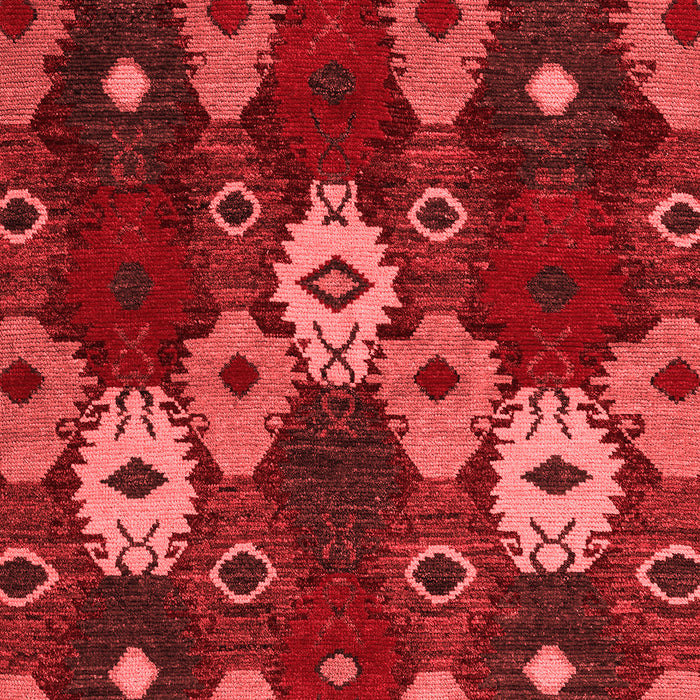 Machine Washable Abstract Red Modern Rug, wshabs5240red