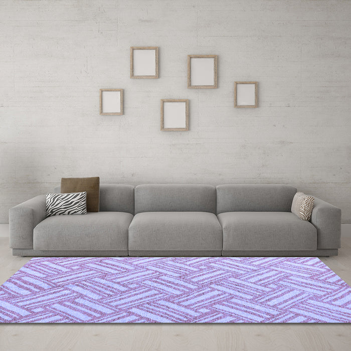 Machine Washable Abstract Blue Modern Rug in a Living Room, wshabs5241blu
