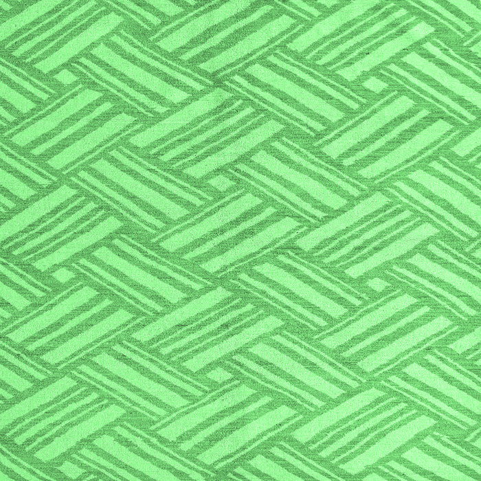 Square Machine Washable Abstract Emerald Green Modern Area Rugs, wshabs5241emgrn