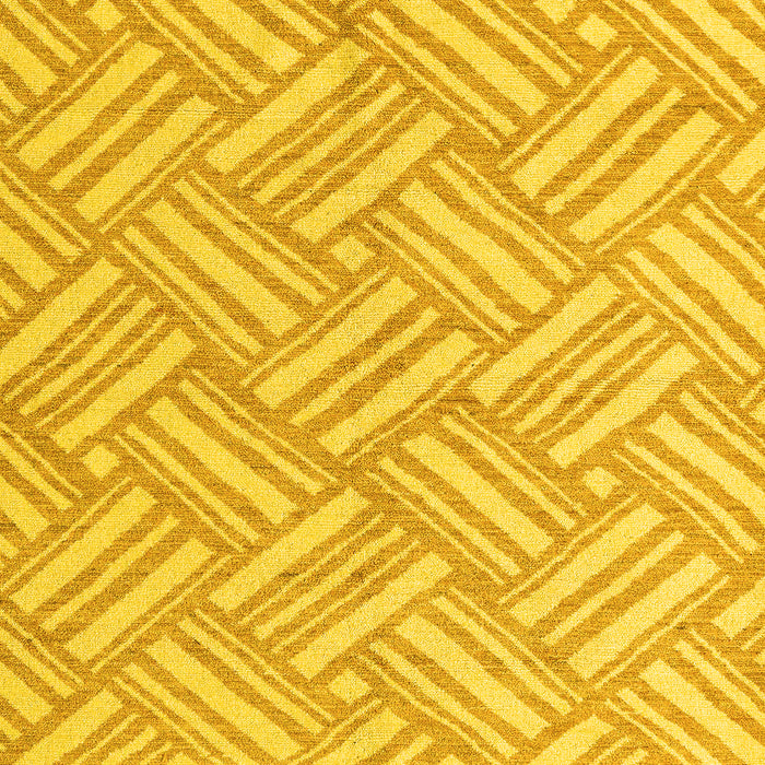 Machine Washable Abstract Yellow Modern Rug, wshabs5241yw