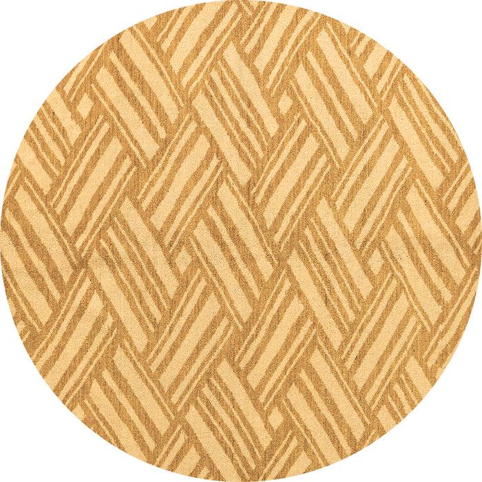 Round Machine Washable Abstract Brown Modern Rug, wshabs5241brn