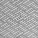 Square Abstract Gray Modern Rug, abs5241gry