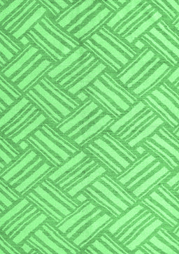 Abstract Emerald Green Modern Rug, abs5241emgrn
