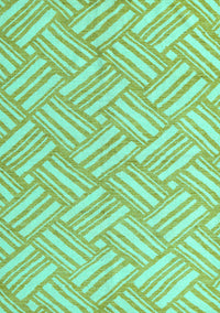 Abstract Turquoise Modern Rug, abs5241turq