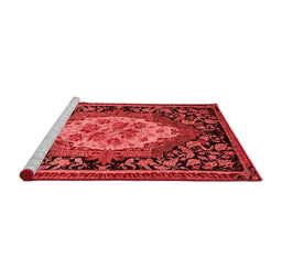 French Red Washable Rugs