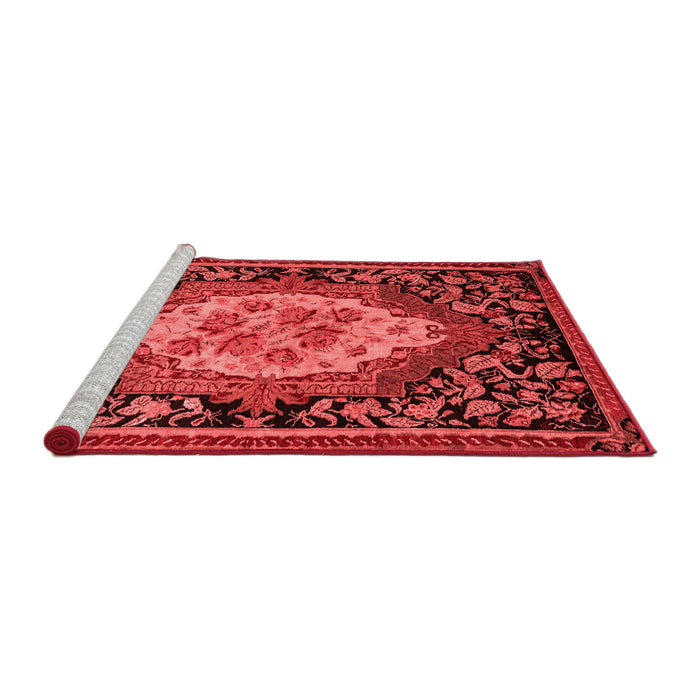French Red Washable Rugs