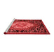 French Red Washable Rugs