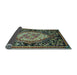 Sideview of Medallion Light Blue French Rug, abs5242lblu