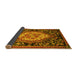 Sideview of Medallion Yellow French Rug, abs5242yw